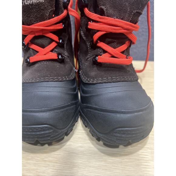 The North Face Chilkat Waterproof Boots Black/Brown Kids Size 11 - Picture 5 of 11
